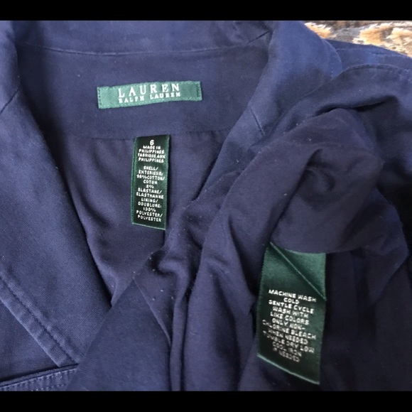 Lauren Ralph Lauren Blue Jacket - Picture 11 of 15